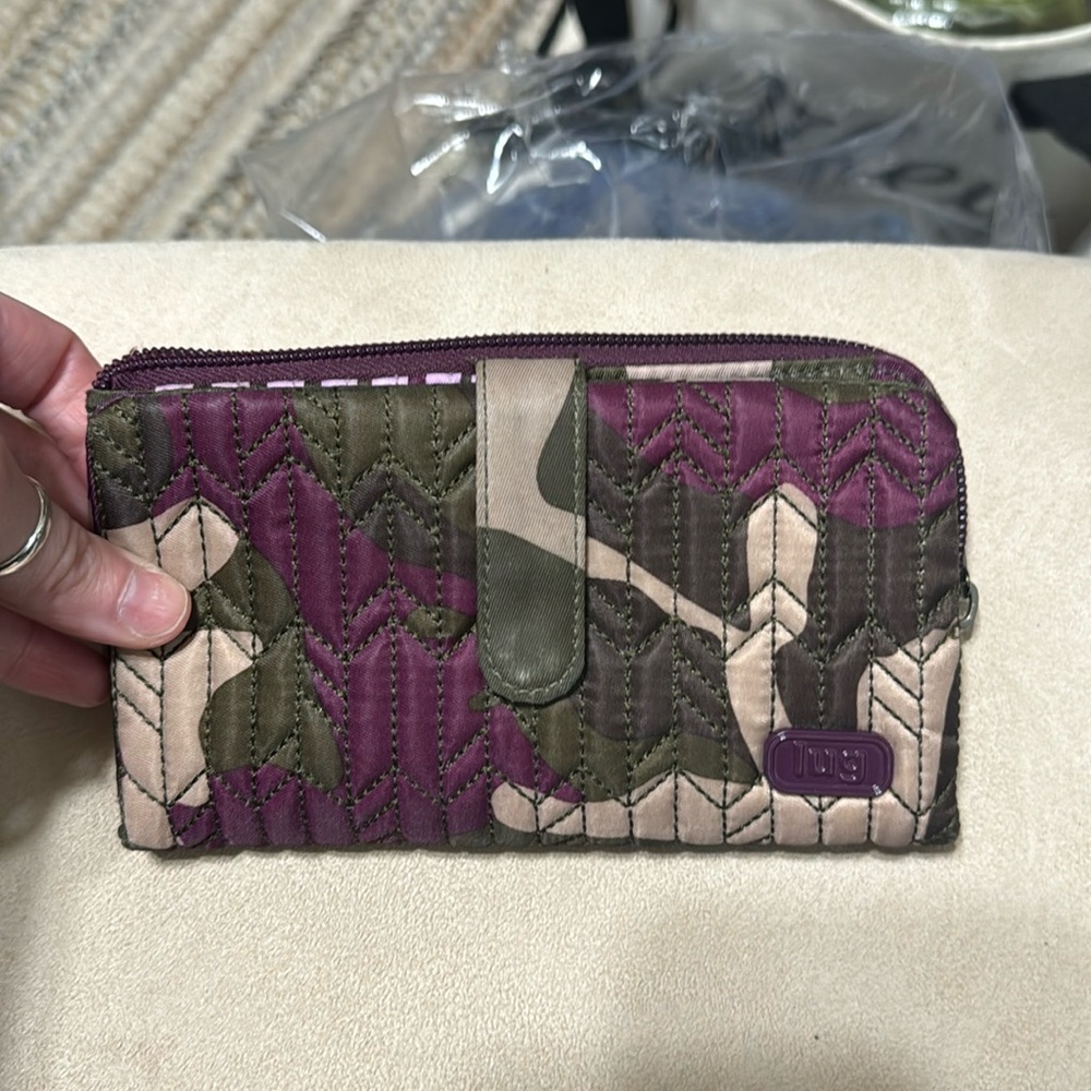 Lug tram wallet Camo print